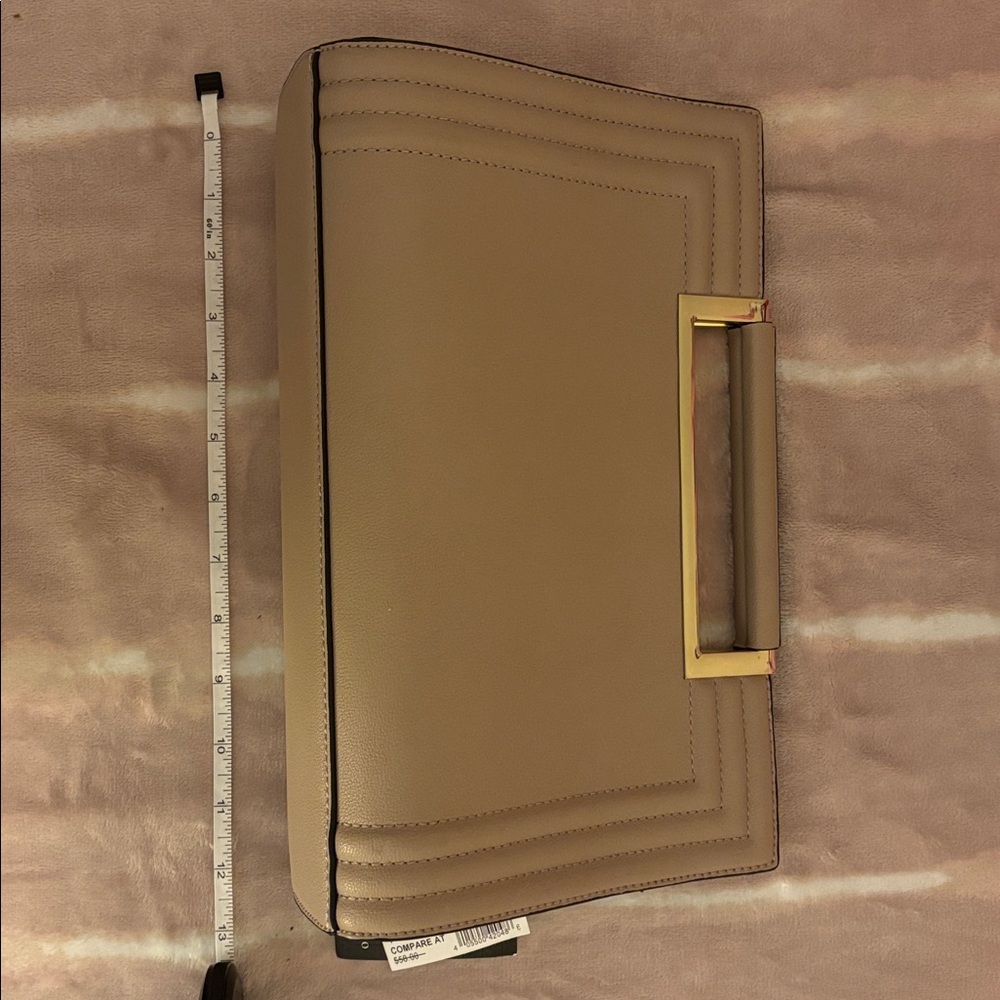 Melie Bianco Taupe Clutch / Shoulder Bag – NWT